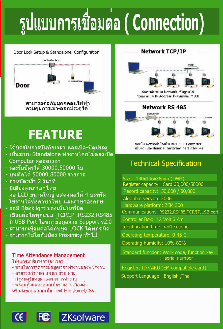 M300 ZK-M300 datasheet brochure spectsheet