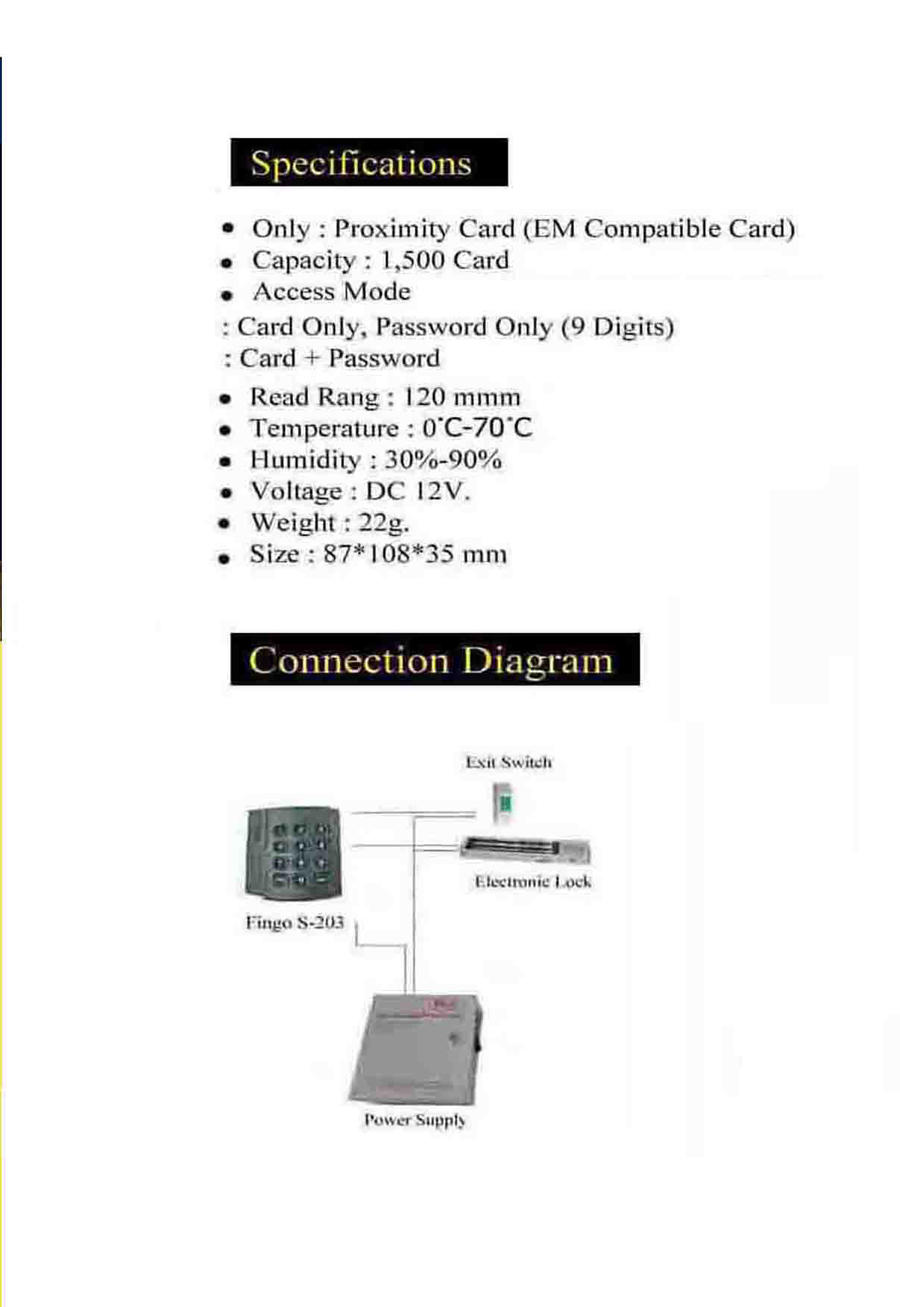 s203j คีย์การ์ด อพาร์ทเม้น ประตู keycard access control